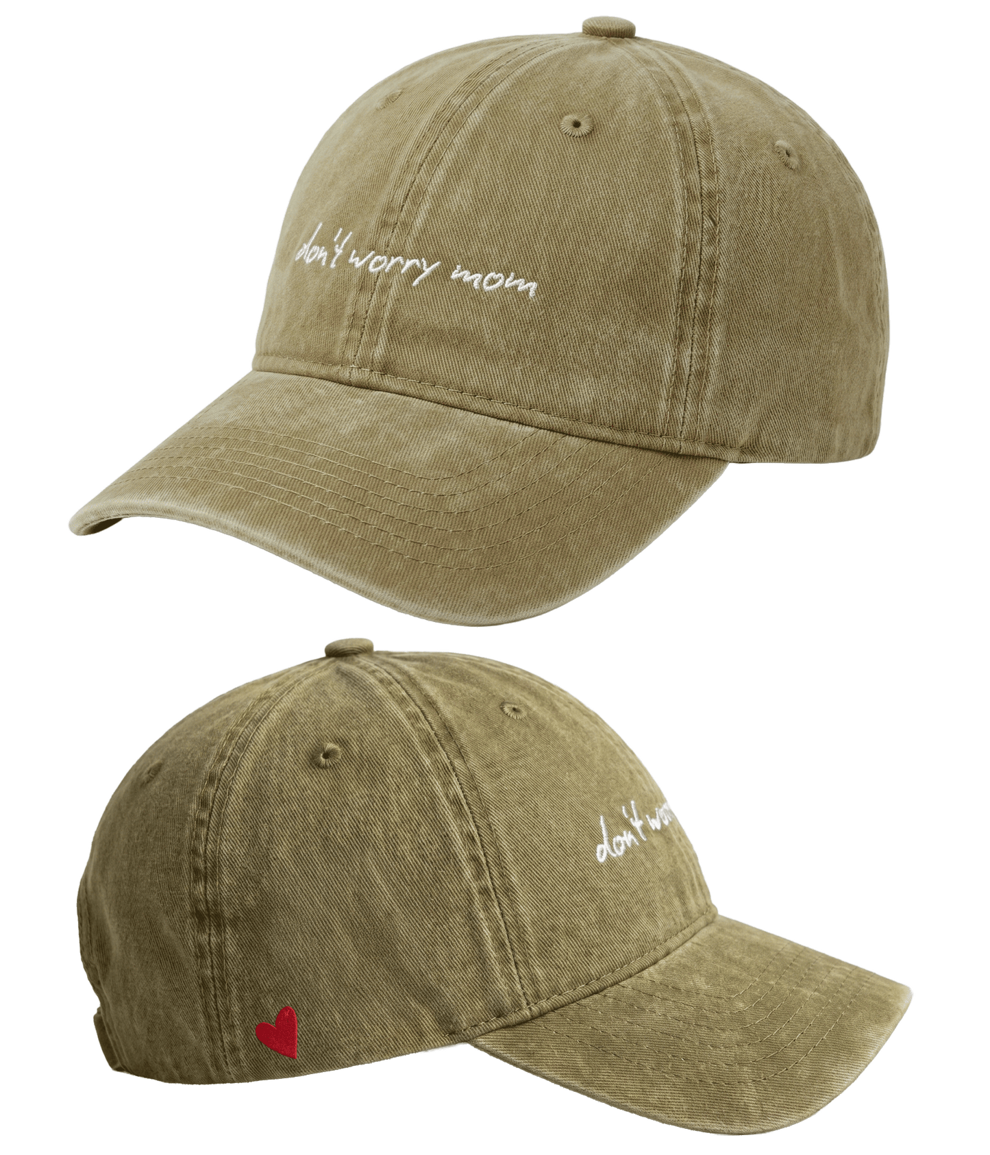 Heart Washed Denim Cap