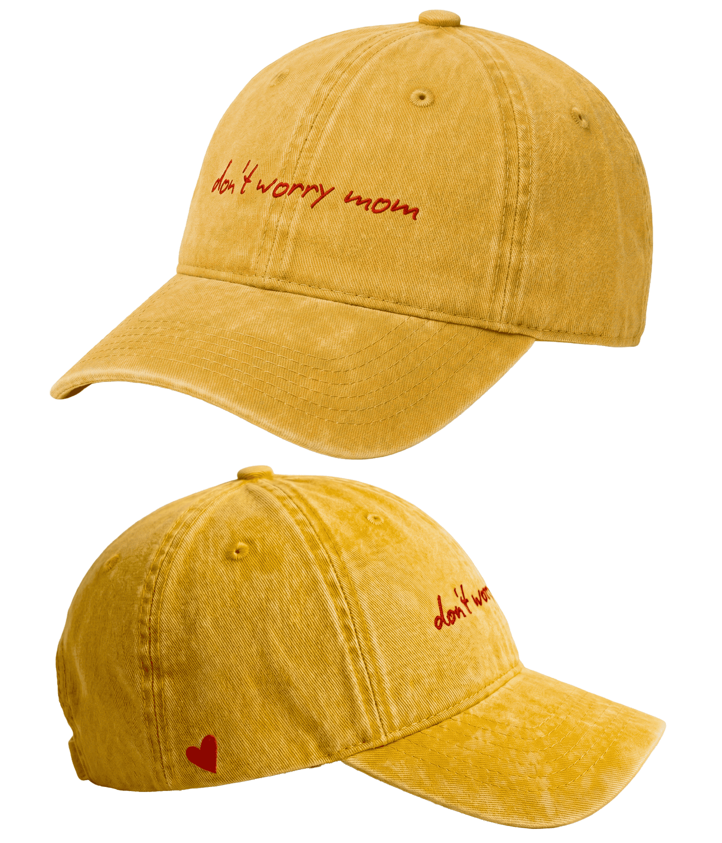 Heart Washed Denim Cap